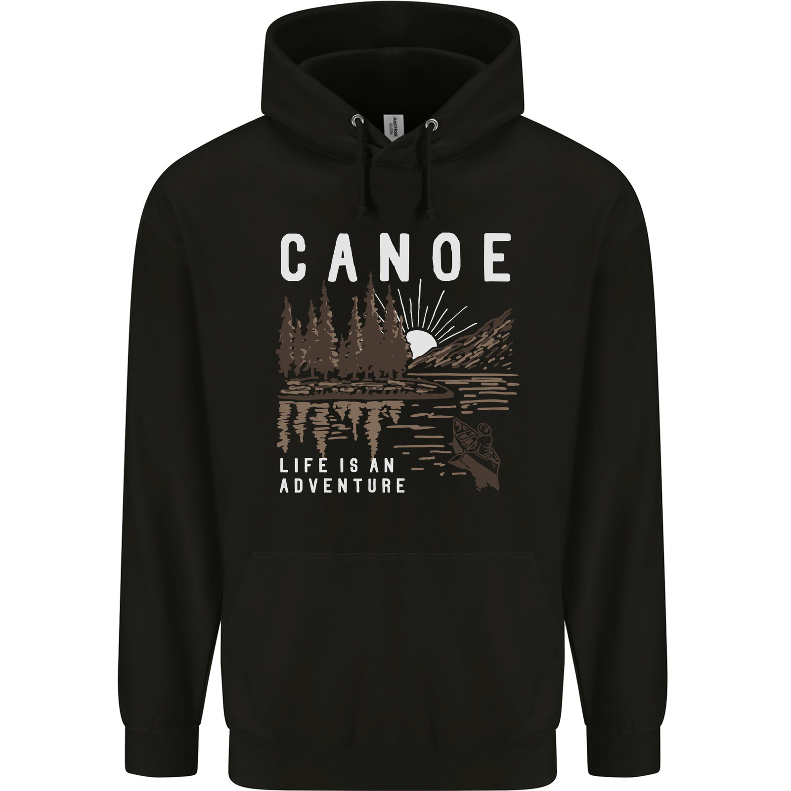 Canoa Aventura Canoa Kayak Kayak Hombres 80% Algodón Sudadera con Capucha