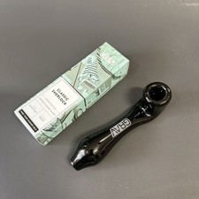 GRAV 5.5" Classic Sherlock Glass Hand Pipe Bowl Pipe -- Black / US Seller