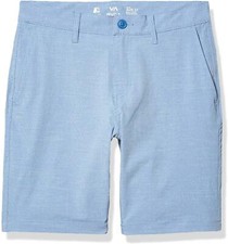 50 RVCA Boys' Balance Dual Purpose Hybrid Short, Nautical Blue, Size 27