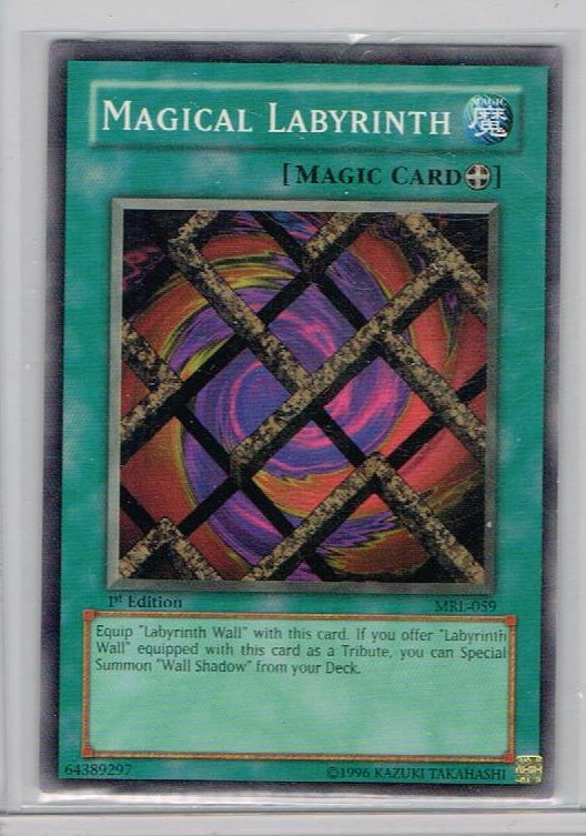 2002 Yu-Gi-Oh! Magic Ruler 1st Edtion Magical Labyrinth #MRL-059  *NEVER PLAYED*