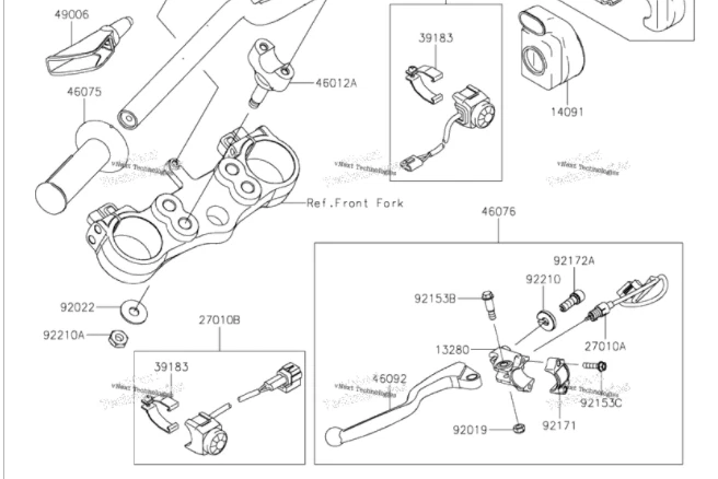 Palancas de embrague de pivote CNC Racing para KAWASAKI KLX300R 2020-2024 KLX300R Foto 4 de 4