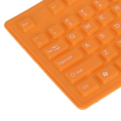 Foldable Silicone Keyboard 108 Keys Silicone Foldable USB Wired Waterproof M Kit