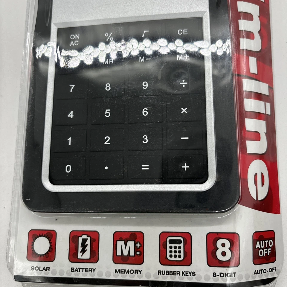 2 Sentry Slimline Solar & Battery Calculator No. CA273 Sentry New 8 Digit - Image 3 of 4