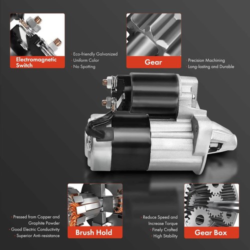 New Starter Motor for Mazda Miata 1999-2005 Mazda Protege 95-99 1.0KW 12V CW 8T - Picture 4 of 8