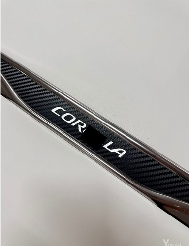 Protector de umbral de puerta cromado para Toyota Corolla 2019 y posteriores 4 piezas - Imagen 3 de 3