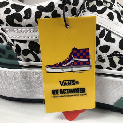 color changing vans leopard