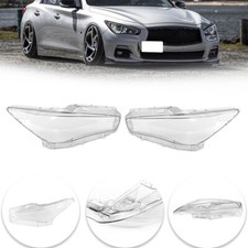 PER INFINITI Q50 2014-2021 Coprifaro Faro Copri Lente Trasparente LH+RH