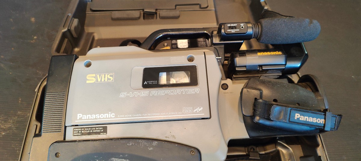 Panasonic AG-455 S-VHS Analog Camcorder for sale online