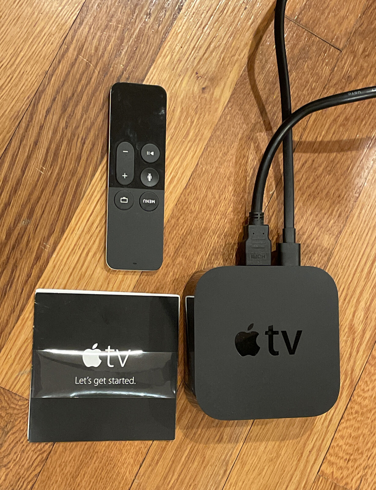 Apple TV HD A1625 Siri Remote HDMI Cable 4th Generation Digital Media  Streamer