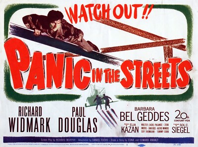 11578.Decor Poster.Room wall home art design.Panic in the Streets retro movie