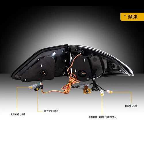 2* VLAND Red Tail Lights For 2009-2015 Lexus RX350 RX450 w/Sequential Rear Lamps - Picture 11 of 13