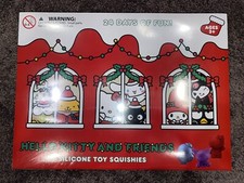 Hello Kitty & Friends 24 Days Of Fun Advent Calendar, 24 Silicone Squishies, NIB