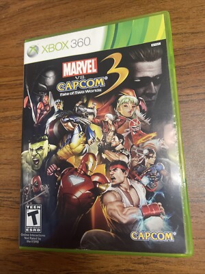 Marvel vs. Capcom 3: Fate of Two Worlds (Microsoft Xbox 360, 2011) CIB Tested