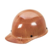 NEW MSA 482002 Skullgard Protective Hard Hat - Brown