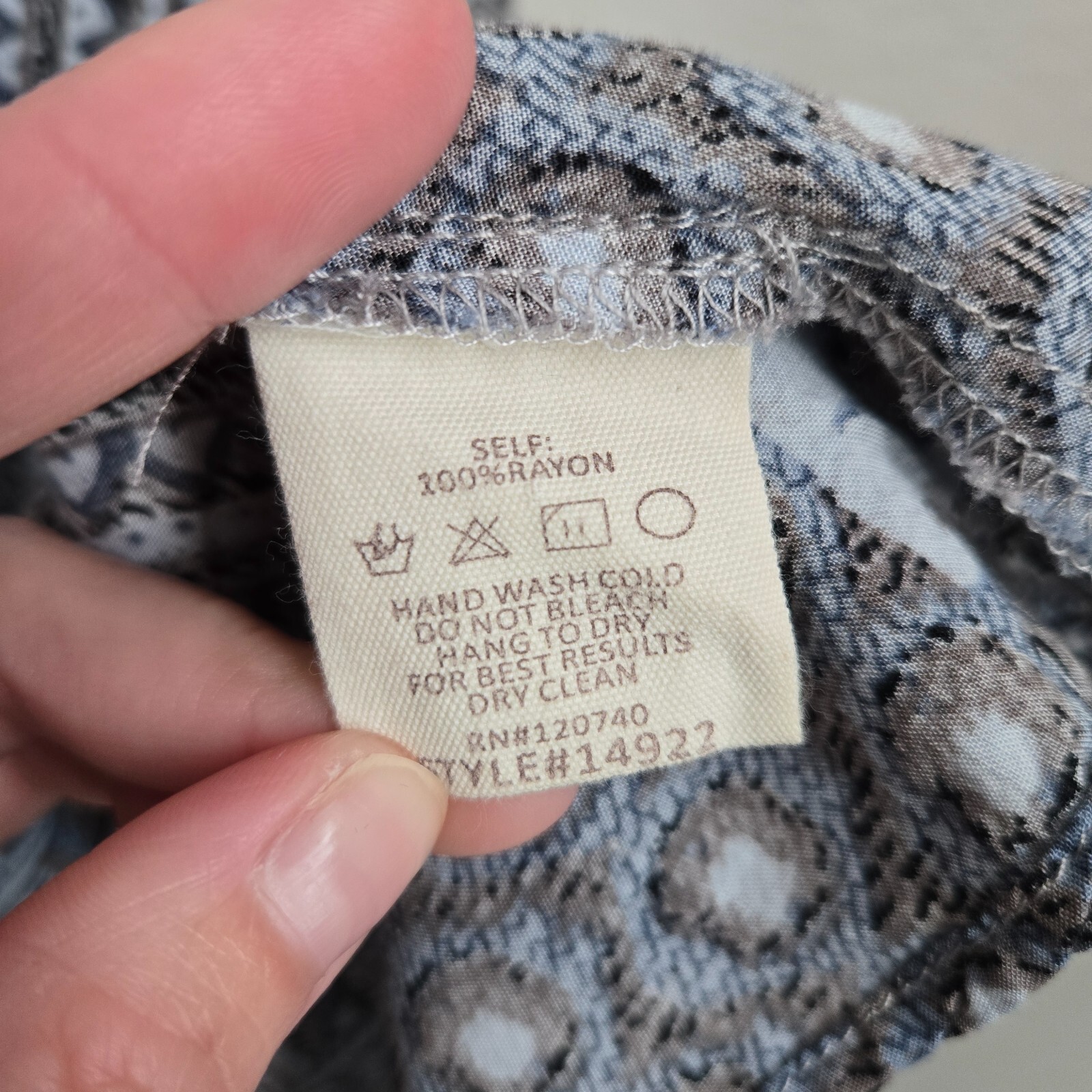 Mystree Moroccan Patchwork Pattern Shark-bite Hem… - image 5