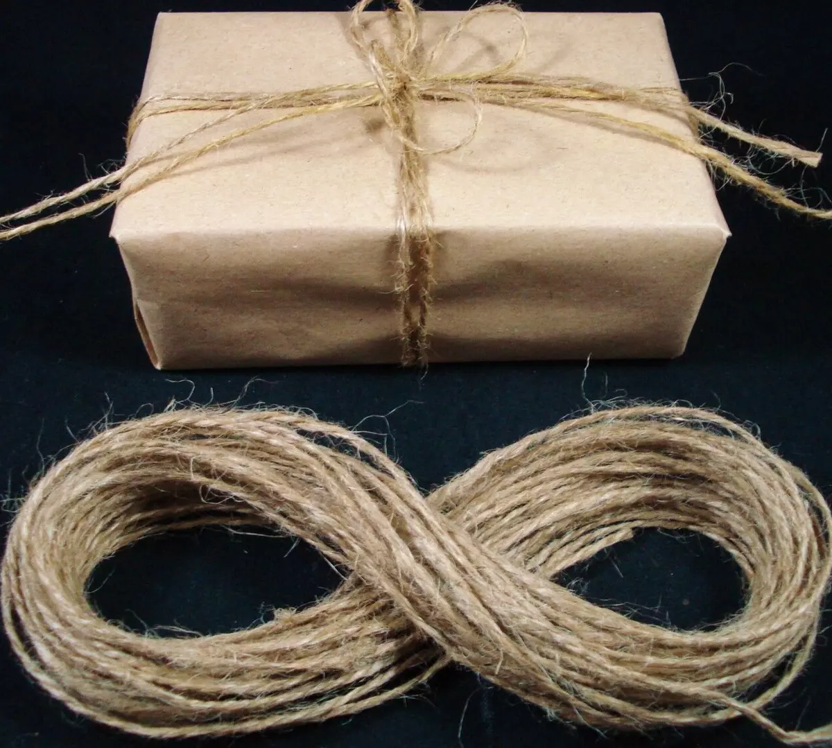 Jute Twine Thin 20m String Natural Hessian Craft Gift Wrap Brown FREE  POSTAGE