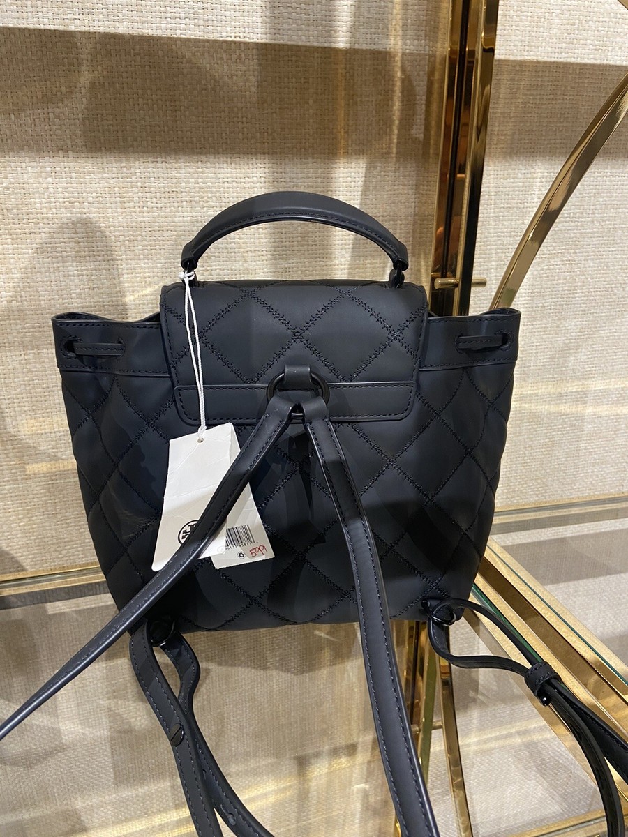 Tory Burch Willa 145276 Backpack Matte Black | eBay