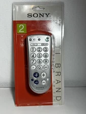 Sony RM-EZ4 Universal Remote TV/CBL/SAT with Big Buttons Silver Gray Tested