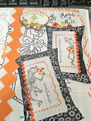 CRABAPPLE HILL Rattle and Roll Pattern Halloween Skeletons