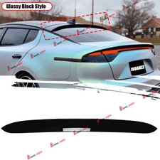 For Kia Stinger 2018-23 Glossy Black Rear Roof Spoiler Window Wing Lip