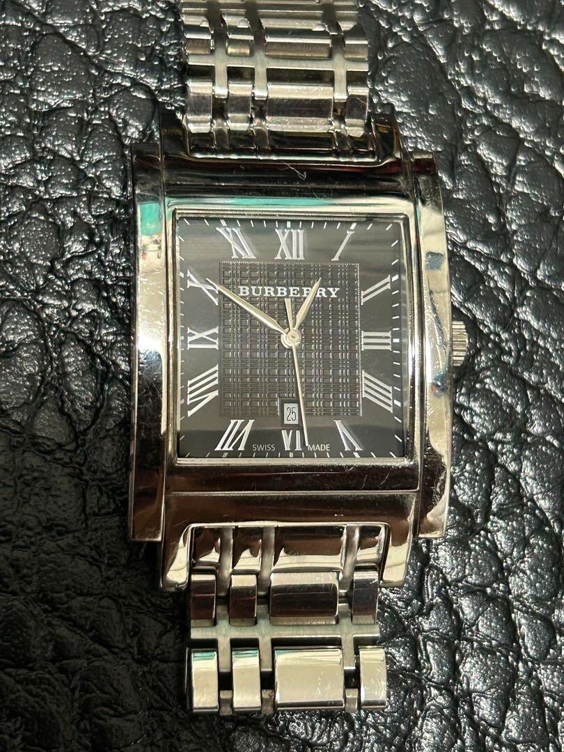 Burberry BU1555 Watch stainless steel quartz Silver Mens | eBay Burberry BU1555 Watch stainless steel quartz Silver Mens | eBay