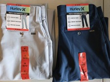 Boys Lot of 2 Hurley Pants Size 10/12 Nwt Blue And Gray