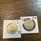 1941 and 1946 Walking Liberty Half Dollars