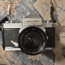Nikon Nikkormat FT Vintage SLR Camera with Automatic 35mm Lens