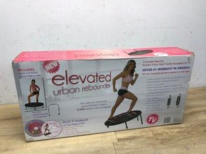 Elevated Urban Rebounder Trampoline with DVDs Workout NEW!