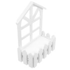  Picket Fence Planter with Foam Insert Wooden Flower Pot Rectangle Window Box