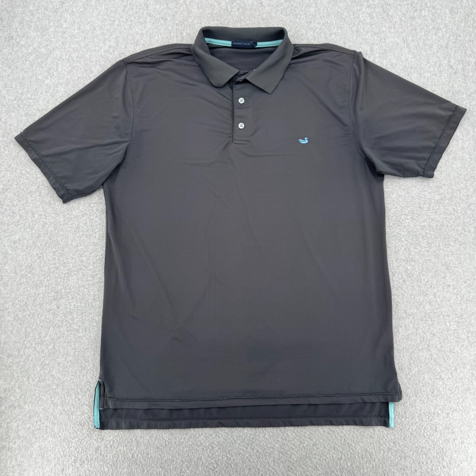 Southern Marsh Shirt Men's Large Gray Short Sleeve Logo Performance Golf Polo