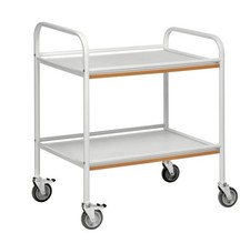 Tablettwagen | Servierwagen weiß | Kongamek
