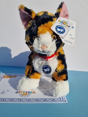 Build A Bear Calico Katze Plüsch Versprechen Haustiere Brandneu mit Etikett 