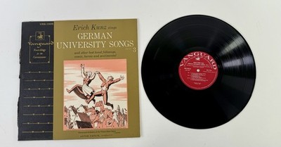 ERICH KUNZ sings GERMAN UNIVERSITY SONGS volume 3  - With Insert
