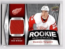 2018-19 Upper Deck Rookie Materials Jersey DOMINIC TURGEON #RM-DT FG02