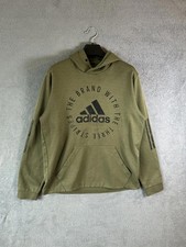 Adidas Hoodie Men's Size Medium Green Khaki