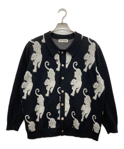 TTT MSW                    knit jacket black TTT-2021AW-KT03