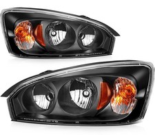 Headlight Assembly Pair for Chevy Malibu 04-08 No Bulbs