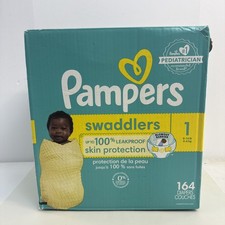 Pampers Swaddlers Size 1 Disposable Diapers - 164 Count