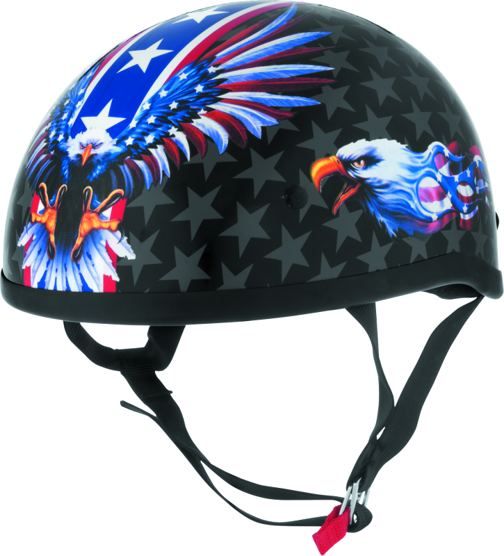 Bikers Choice Skid Lids Flame Fits Eagle Original Helmet XL - DOT