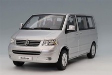 Norev 1/18 Volkswagen T5 Multivan 2003 Silver Modelissimo Exclusive New 188487