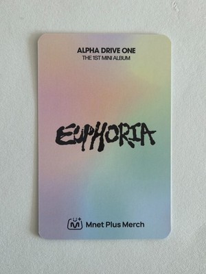 ALD1　EUPHORIA oliveyoung オリヤン トレカ ペンサ ALD1 Alpha Drive One 1st Mini Album Euphoria OliveYoung LuckyDraw