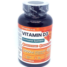 VITASTRONG VITAMINE D3 2000UI 450 COMPRIMES 05/2028 - Soutien immunitaire