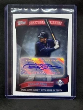2010 Topps Peak Performance Auto Auto Carlos Pena #PPA-CP Auto A3