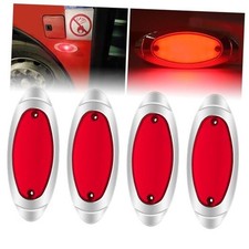 led trailer marker lights,18LED side marker lights for trucks, 6.4 Inch Red