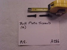 Item# A286 - Butt Plate Screws (2)