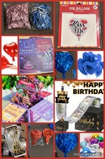 Bulk Lot Of Big Mini Heart Pink & Blue Metallic Balloons Pop Up Money Box Cards