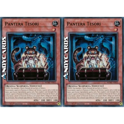 2x SCHATZPANTHER   (Treasure Panther)   Super R   MZMU IT053   1Ed   Yugioh!