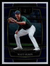 Matt Olson Oakland Athletics 2022 Panini Select #32 Blue Retail Base