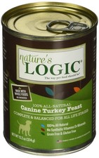 Nature'S Logic Turkey Canned Dog Food Case Of 12 , 12/13.2 Oz/One Size